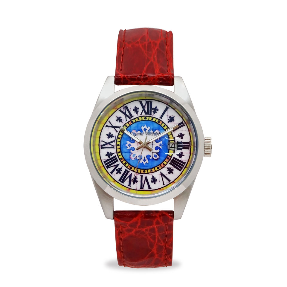 Orologio Glamour First 39 Crocodile Red