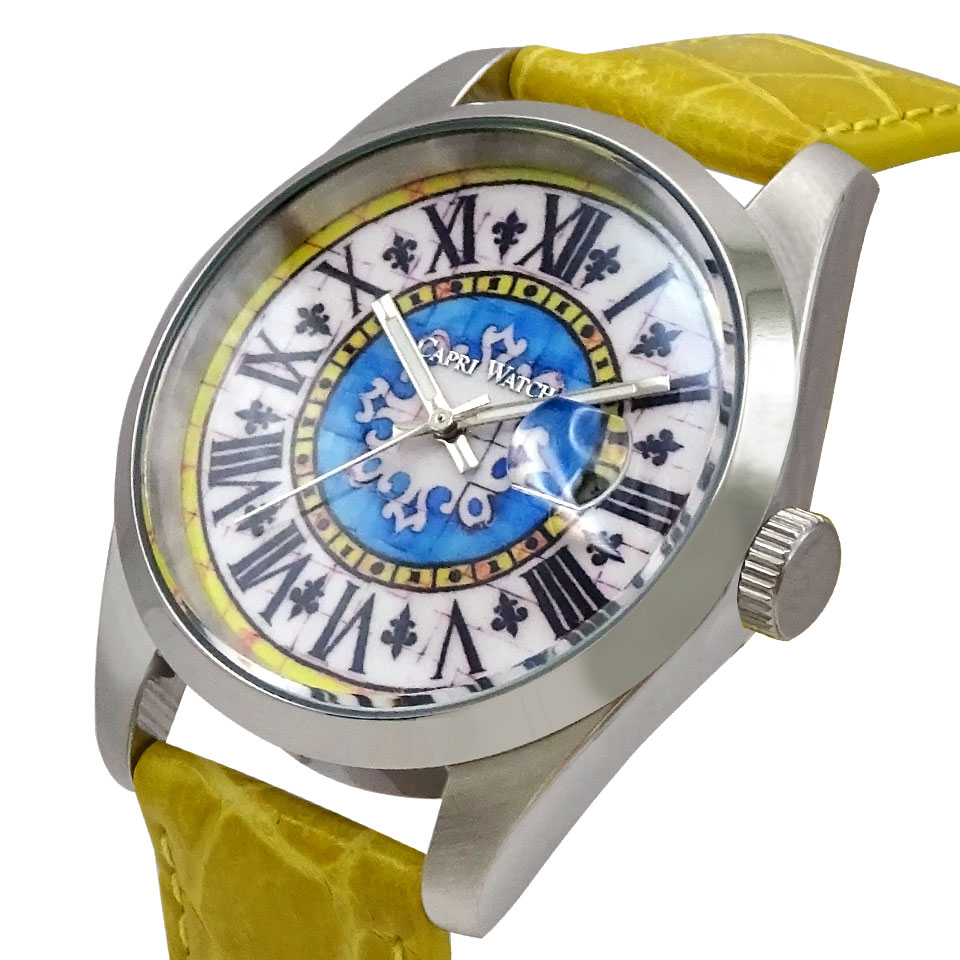 Orologio Glamour First 39 Crocodile Yellow - immagine 3