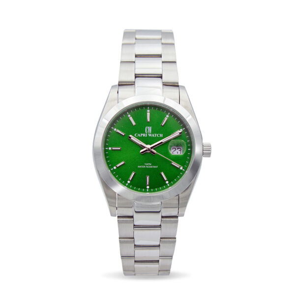 Orologio Glamour Green Stainless