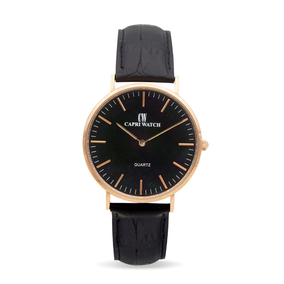 Orologio Minimal Rosè Black