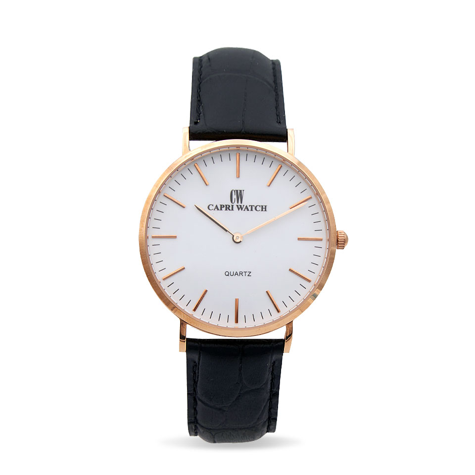 Orologio Minimal Rosè White Black