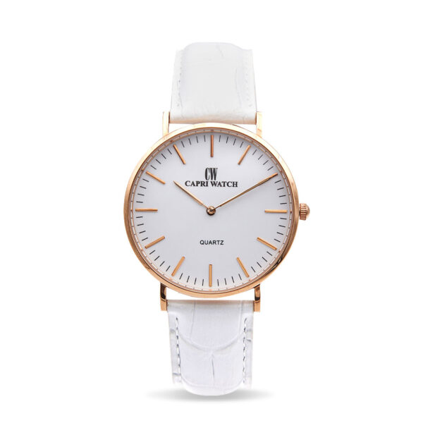 Orologio Minimal Rosè White White