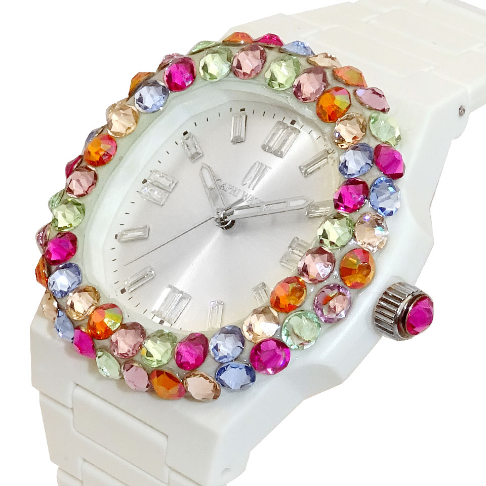 Orologio Rainbow 38 White Bezel Double Multijoy - immagine 3