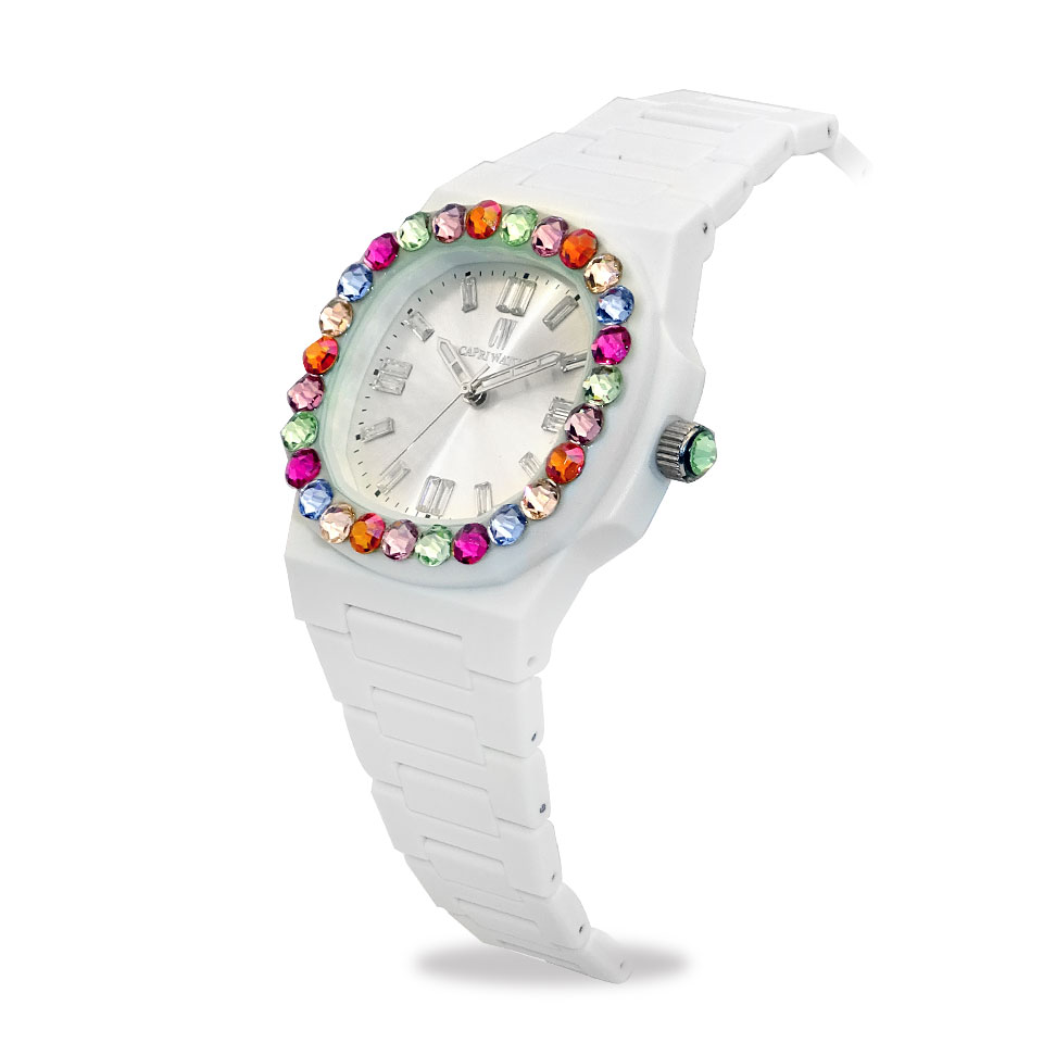 Orologio Rainbow 38 White Bezel Multijoy - immagine 2