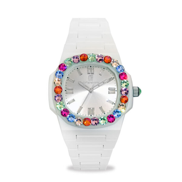 Orologio Rainbow 38 White Bezel Multijoy