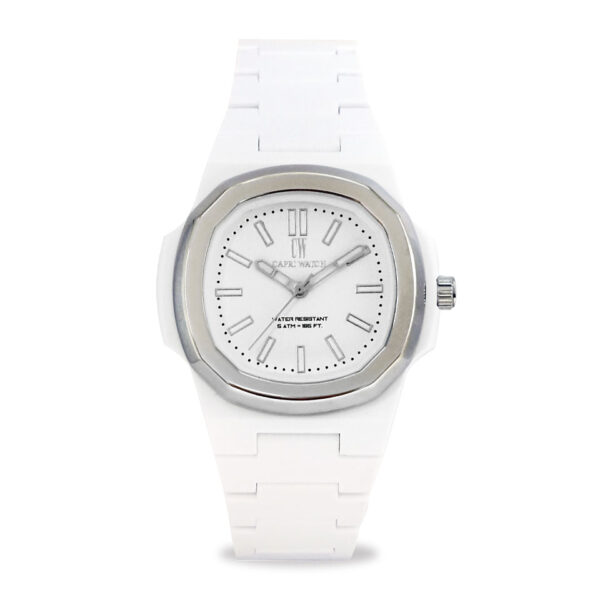 Orologio Rainbow 38 White Steel Bezel