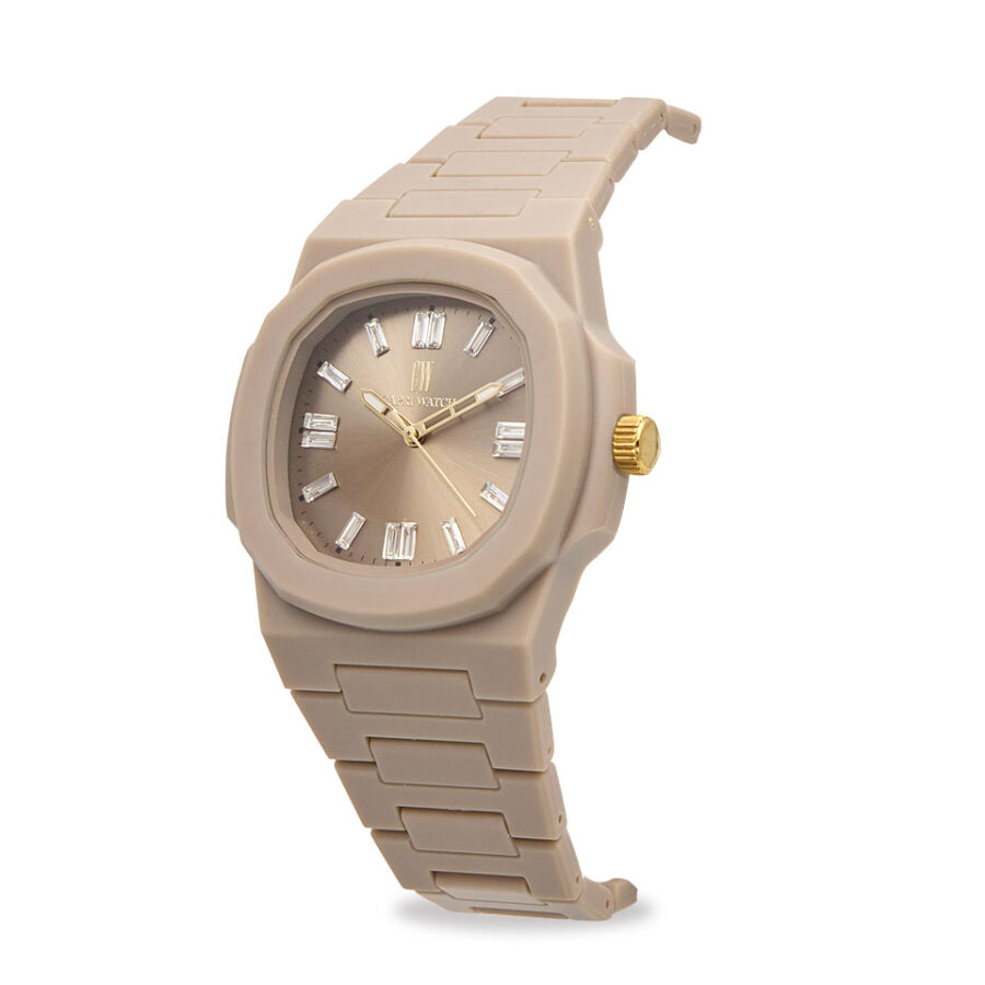 Orologio Rainbow Crystal 38 Beige - immagine 2