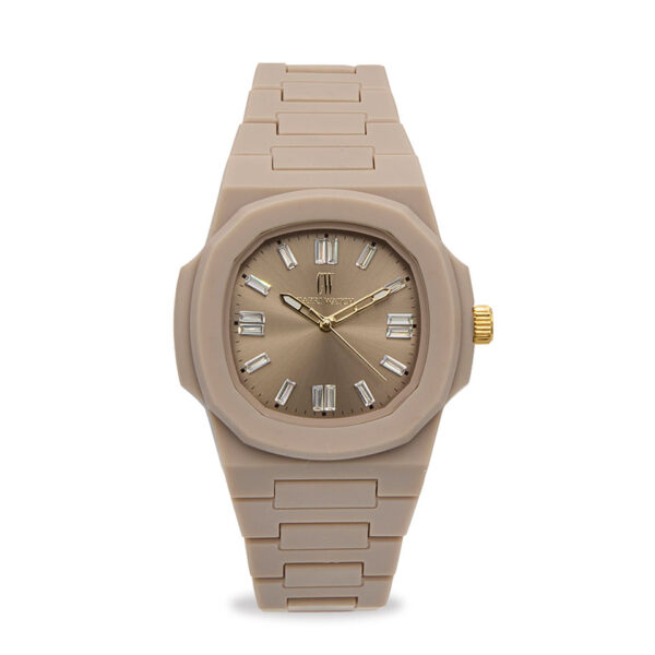 Orologio Rainbow Crystal 38 Beige