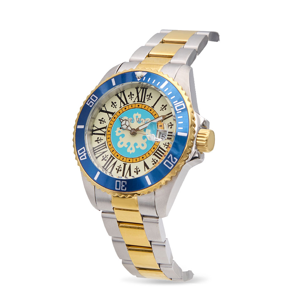 Orologio Sub Capri First 40 Steel-Gold Blue - immagine 2