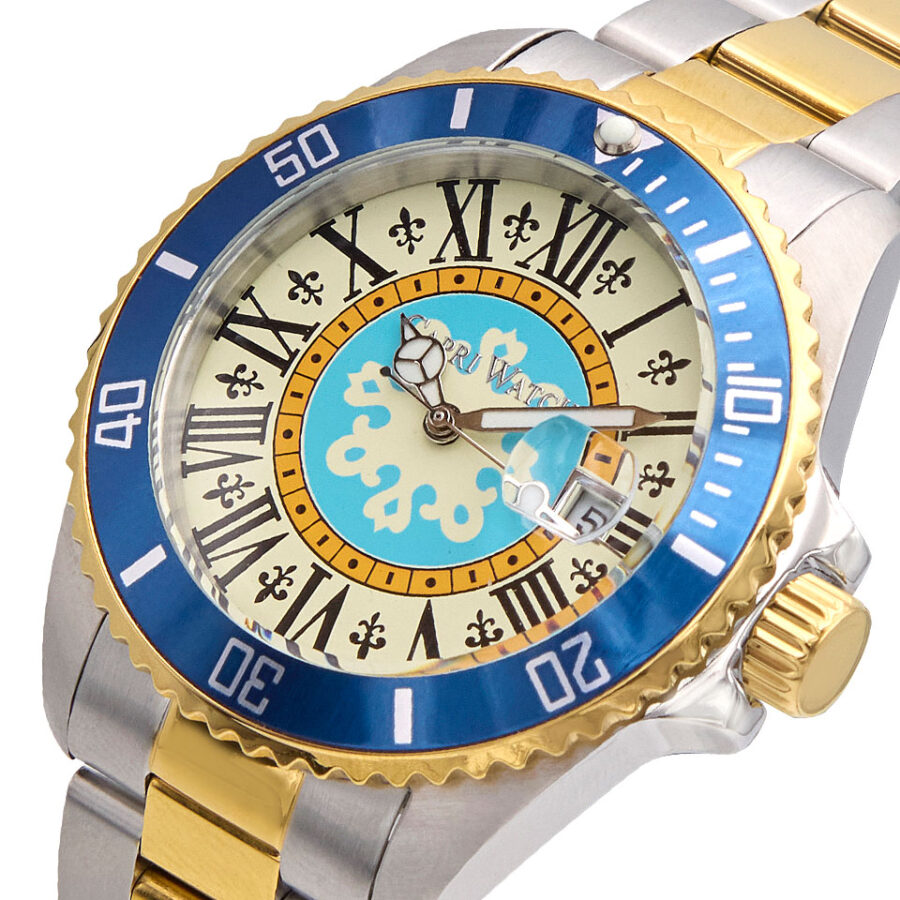 Orologio Sub Capri First 40mm Stainless/Gold Blue - immagine 3