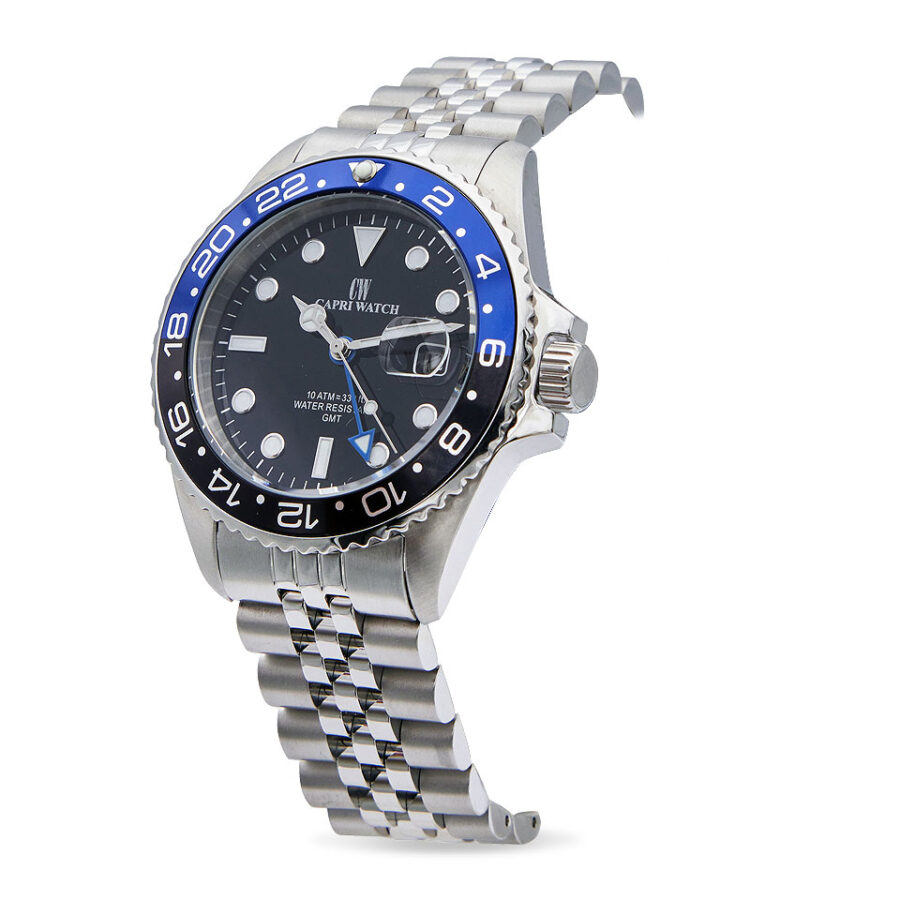 Orologio Sub Capri GMT Stainless Black Blue - immagine 2