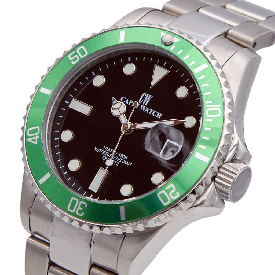 Orologio Sub Capri  Stainless Black-Green - immagine 3