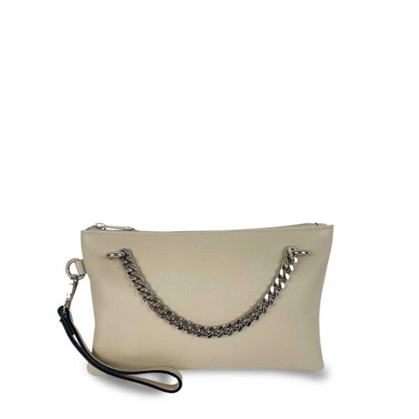 Pochette Beige con catena