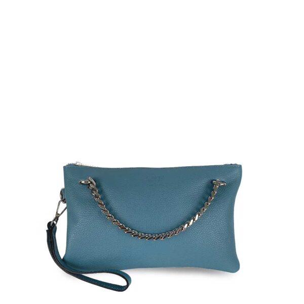 Pochette Blue Baby con catena