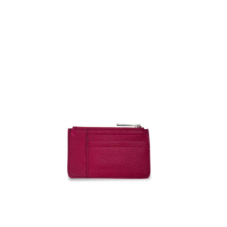 Portacarte Con Cerniera Fucsia - immagine 2