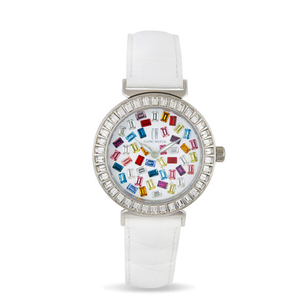 Rossella Color Mosaic Bianco-Silver
