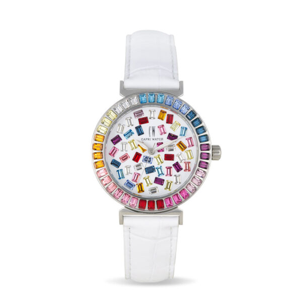 Rossella Color Mosaic Bianco-Silver