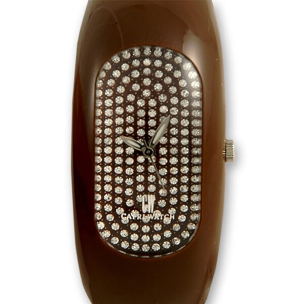 Rubb Bracelet Strass Brown