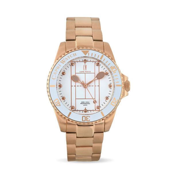Tennis Rose Gold Bianco